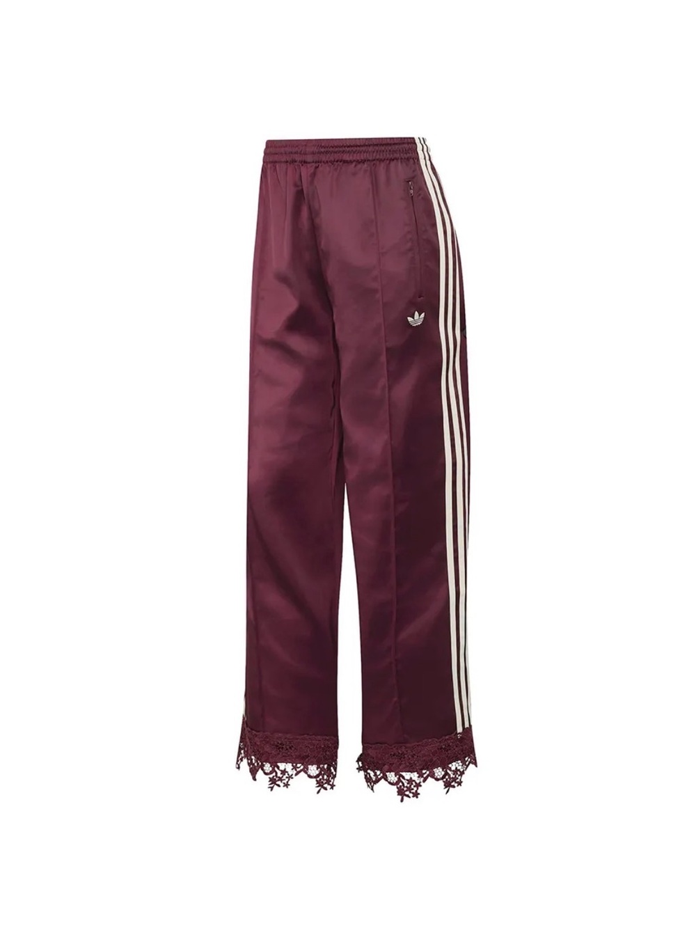 ADIDAS ORIGINALS Satin Lace Firebird Loose Track Pants
